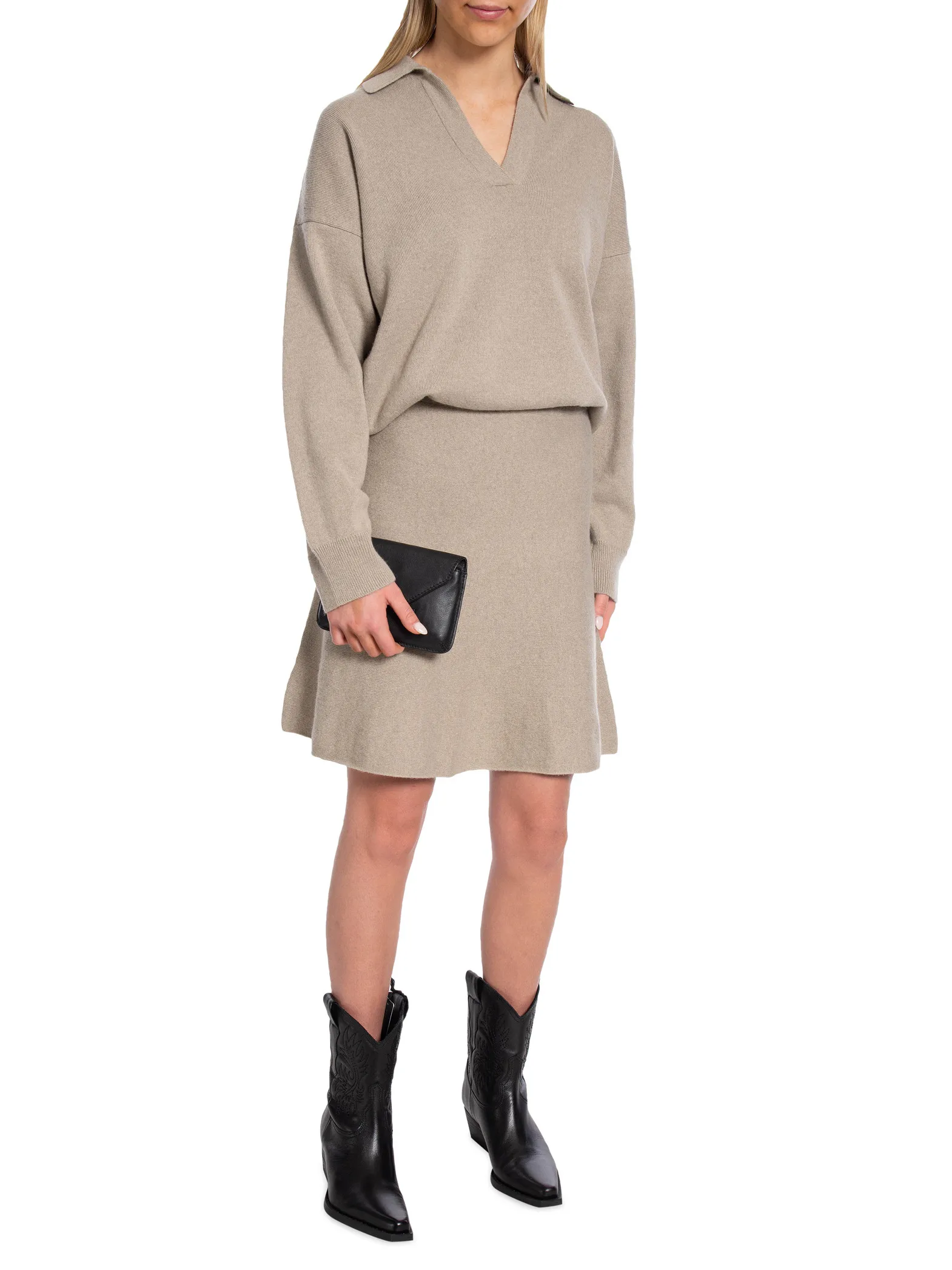 LEVATE ROOM SKIRT WINNI PLAZA TAUPE