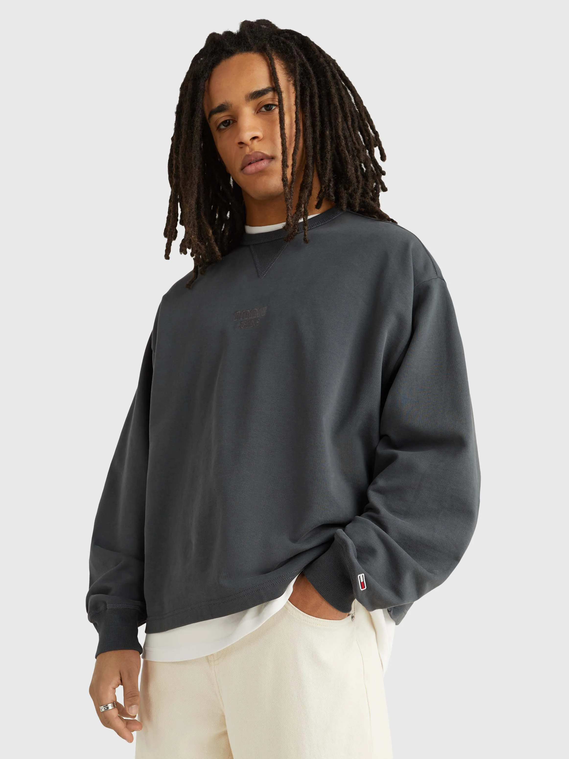 Logo Boxy Fit Sweatshirt | Sweatshirts & Hoodies | Tommy Jeans