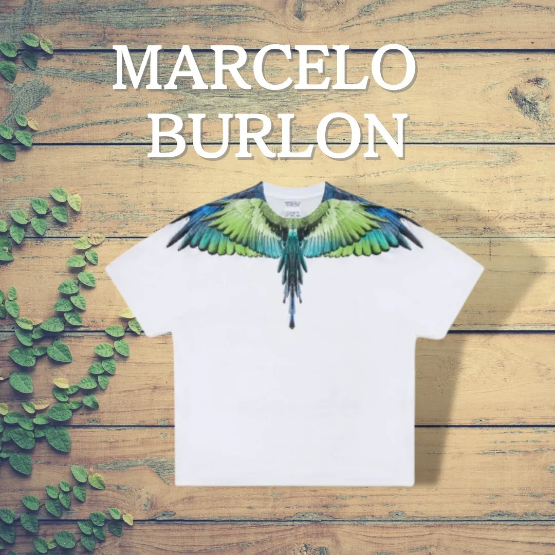 Marcelo Burlon  |Crew Neck Street Style Cotton Short Sleeves