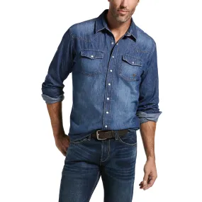 Mens Ariat Classic Denim Long Sleeve