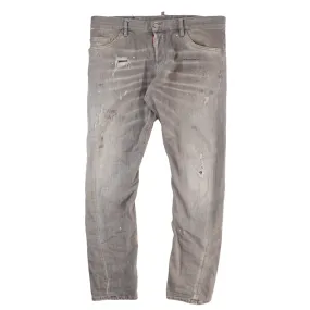 Men's Sexy Twist Jeans Grey Size IT 52 / UK 36