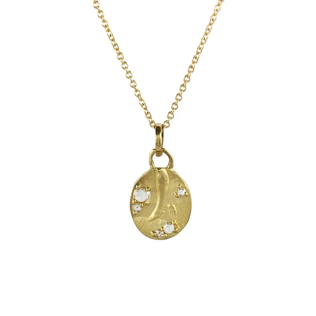 Mercury Necklace with Diamonds  - Atelier Narce