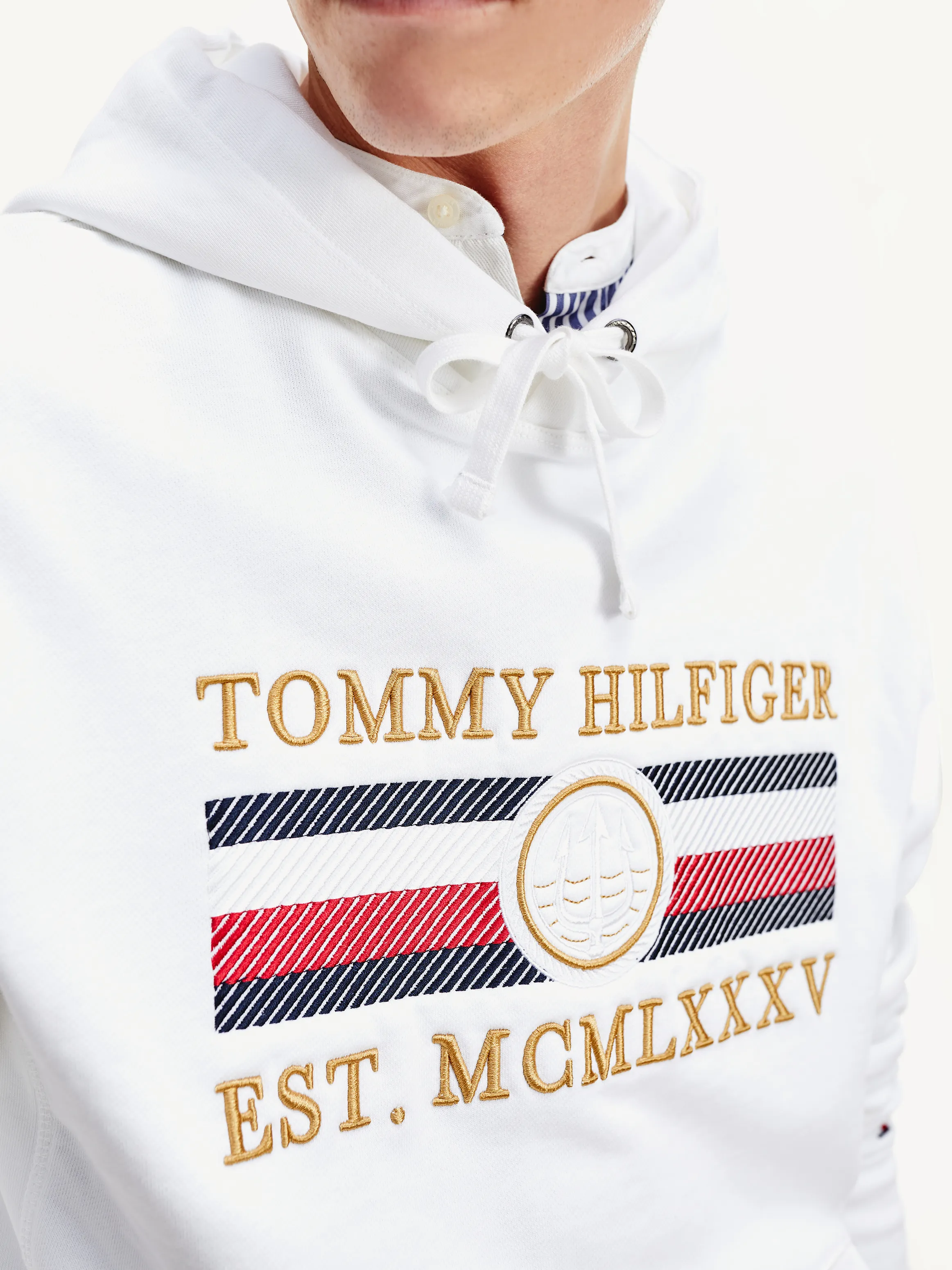 Metallic Logo Hoodie | Sweatshirts & Hoodies | Tommy Hilfiger