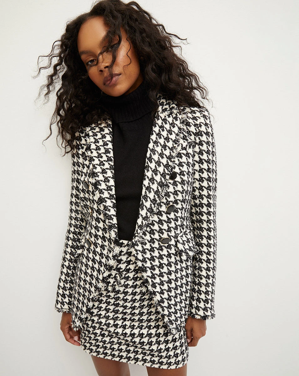 		Miller Houndstooth Dickey Jacket	