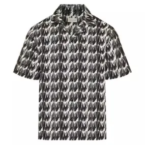 MONCLER  |Monogram Cotton Short Sleeves Logo Shirts