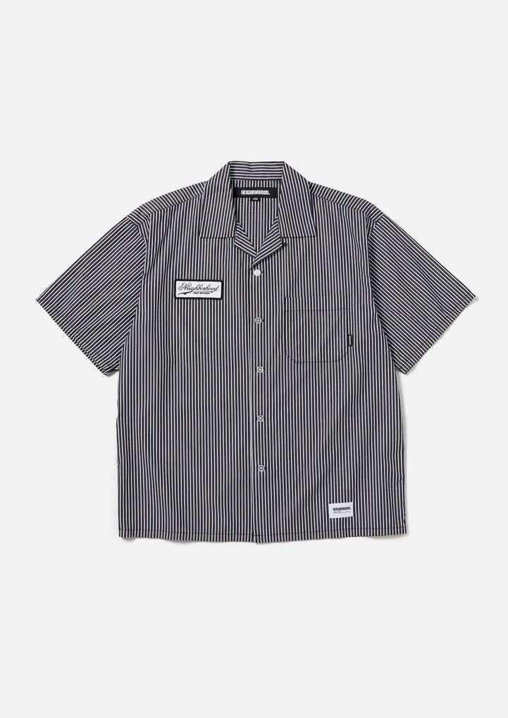 NEIGHBORHOOD  |Stripes Street Style Cotton Short Sleeves Logo Shirts