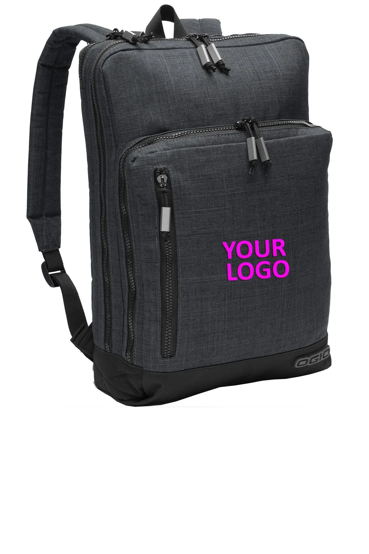 OGIO Sly Customzied Backpacks, Heather Grey