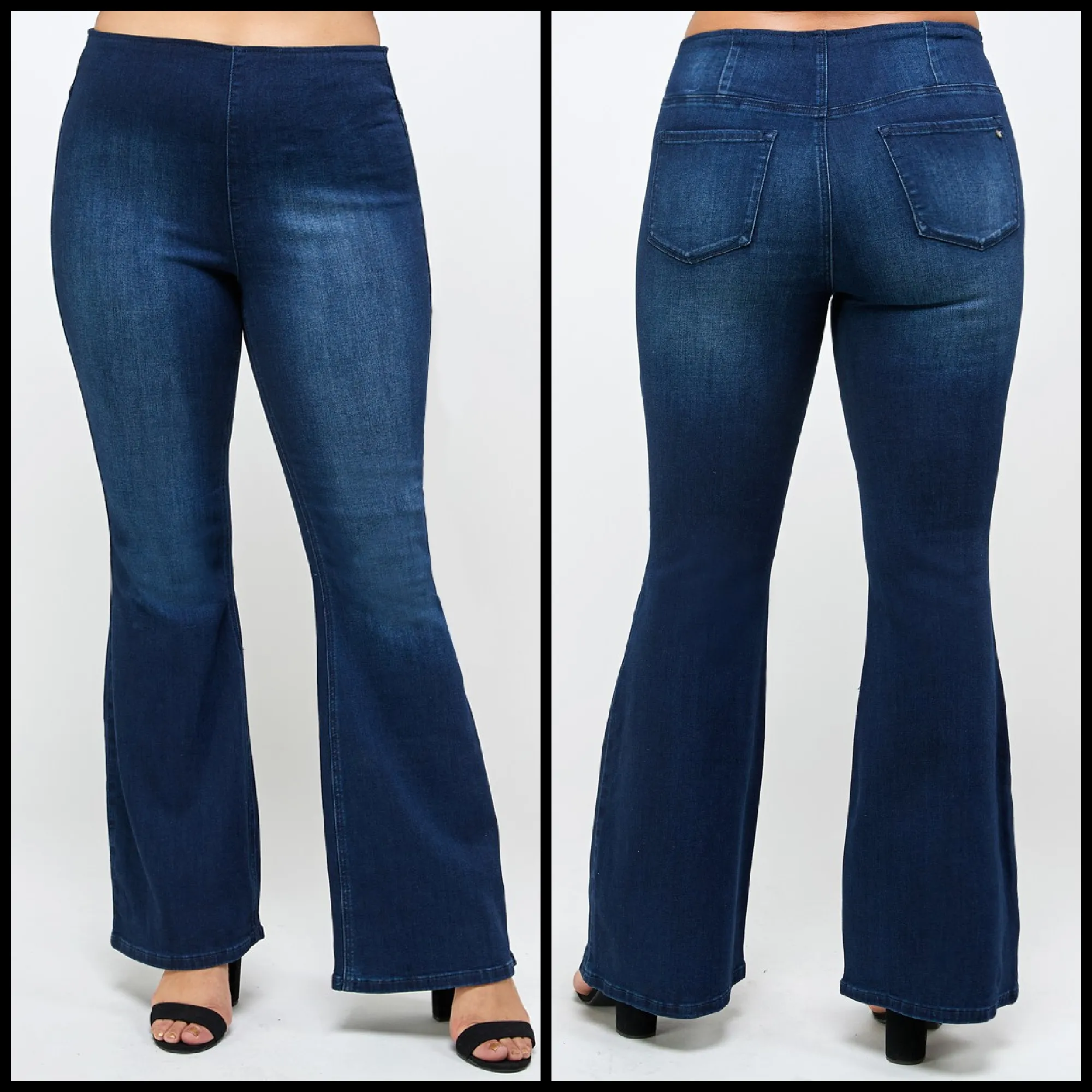 Plus Midnight Moon Flare Jeans