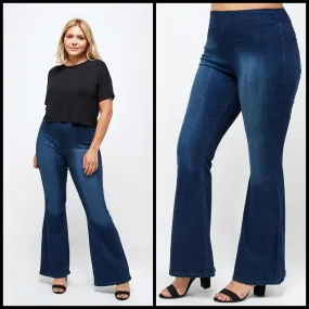 Plus Midnight Moon Flare Jeans