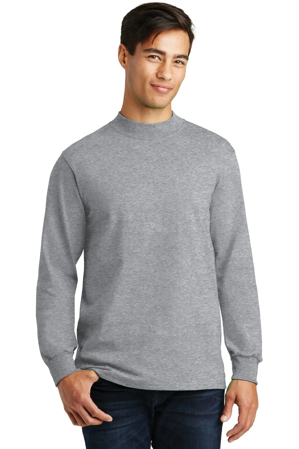 Port & Company PC61M Essential Mock Turtleneck