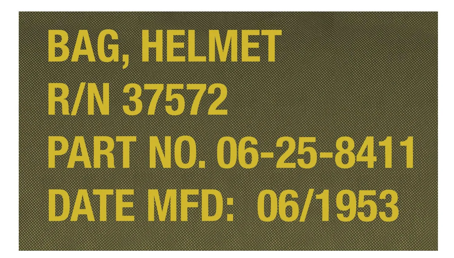 Printed Flyers Helmet Bag