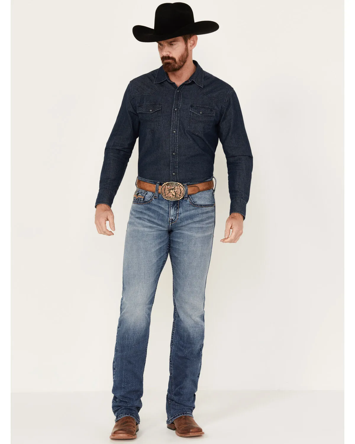 Product Name:  Cody James Men's Sierra Medium Wash Stackable Straight Stretch Denim Jeans