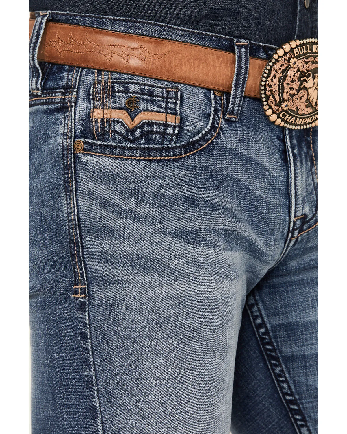 Product Name:  Cody James Men's Sierra Medium Wash Stackable Straight Stretch Denim Jeans