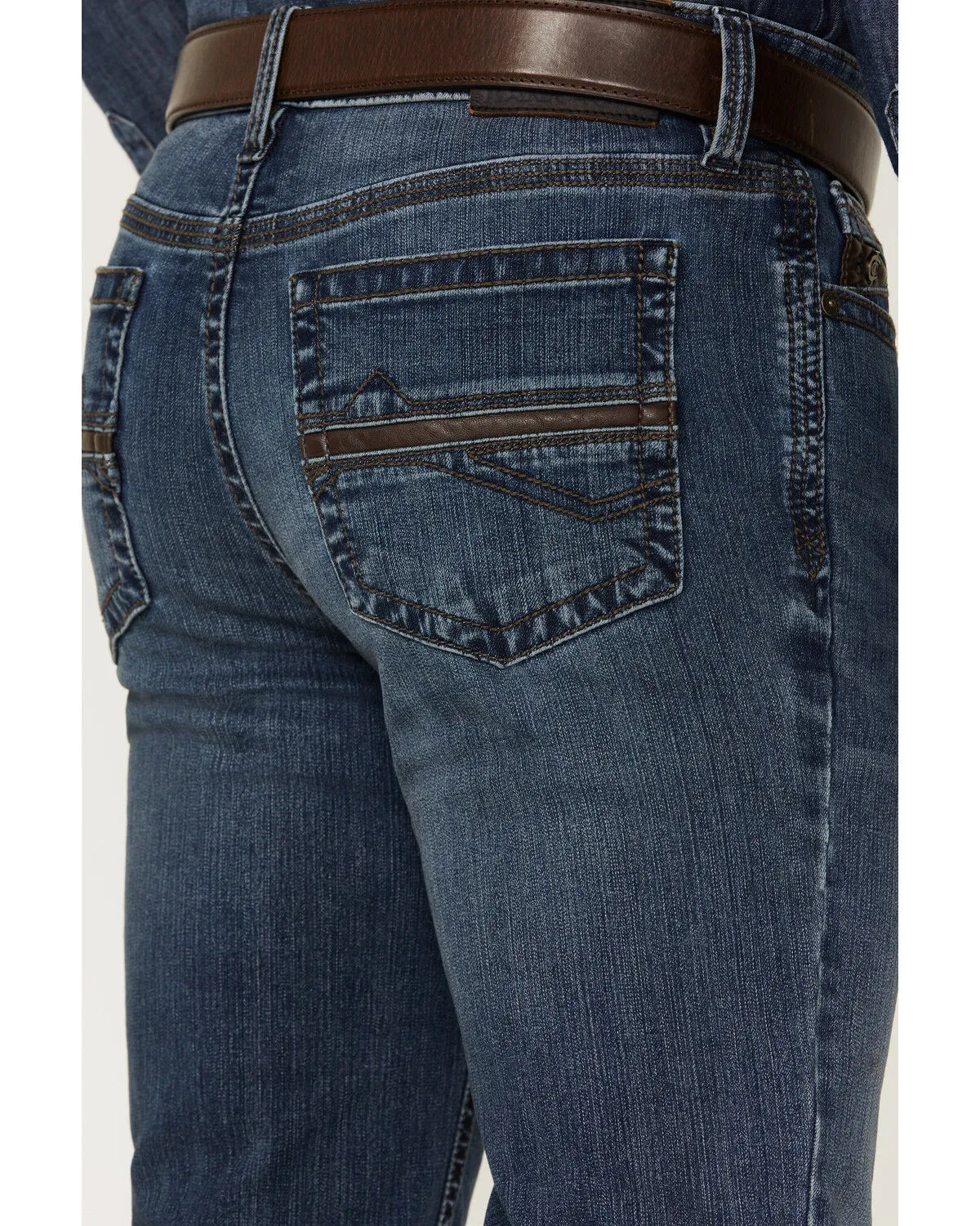 Product Name:  RANK 45® Men's Shotgun Wash Stackable Slim Straight Stretch Performance Jeans