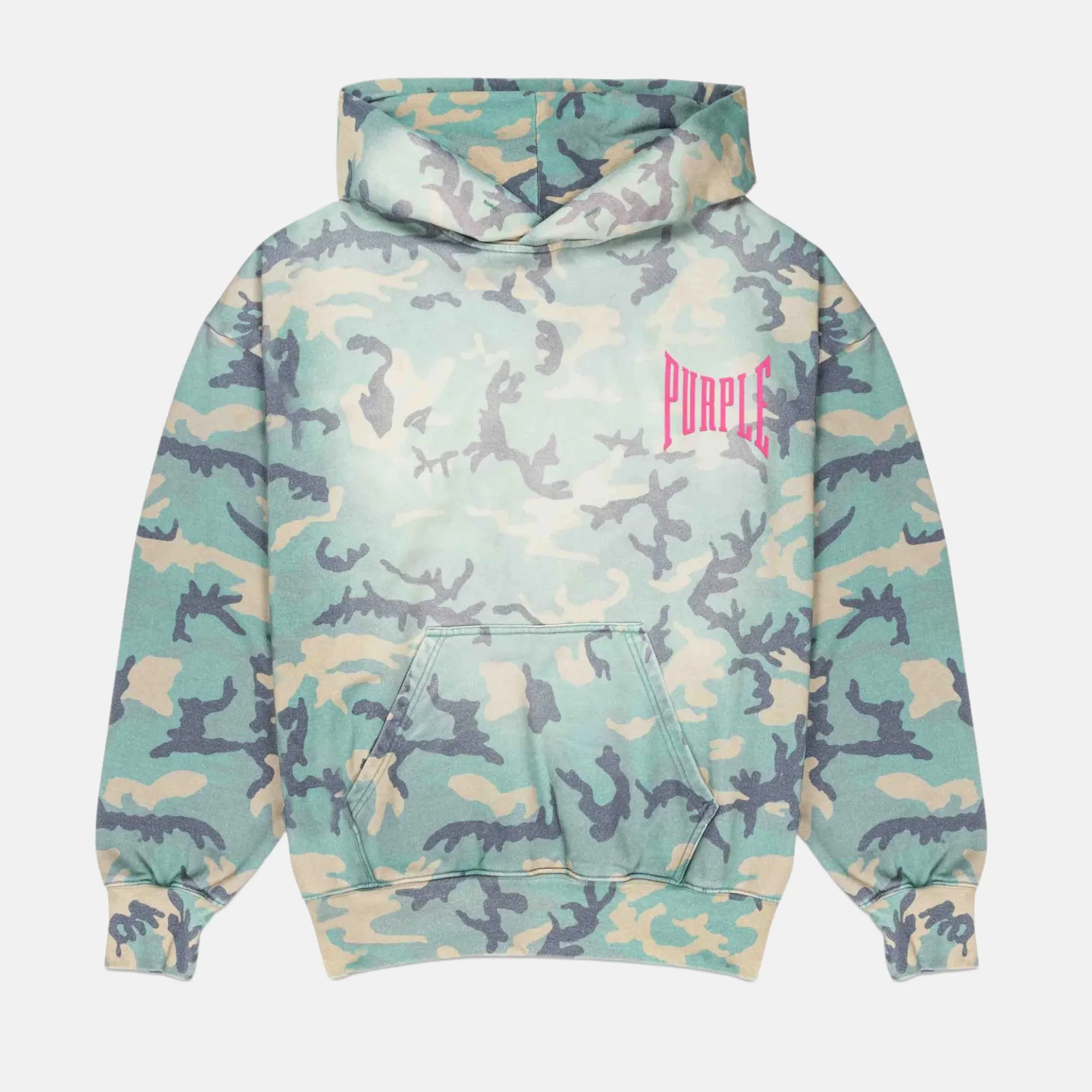 Purple Brand Faded Camo Hoodie