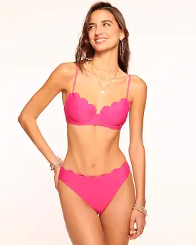 Ramy Brook - Amani Scalloped Bikini Bottom - Perfect Pink