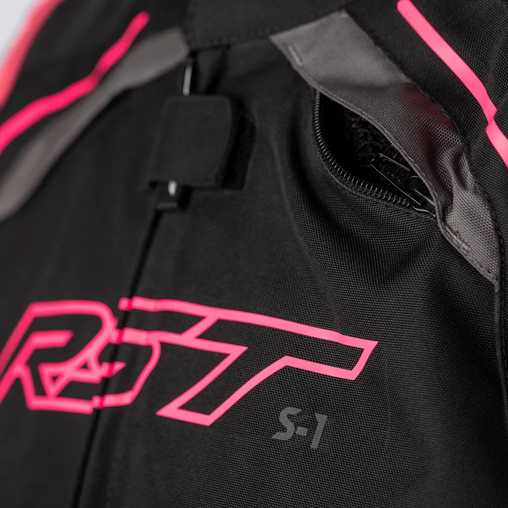 RST S1 Ladies Jacket - Black/Neon Pink