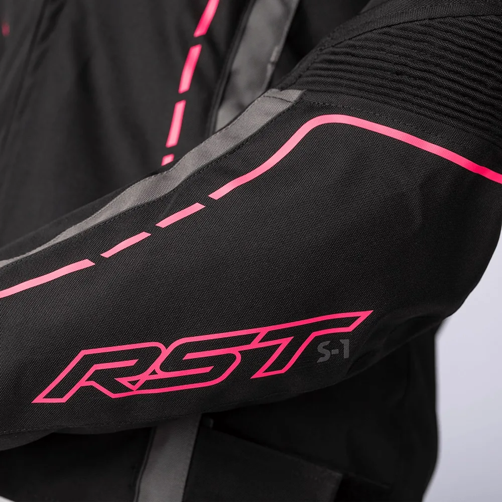 RST S1 Ladies Jacket - Black/Neon Pink