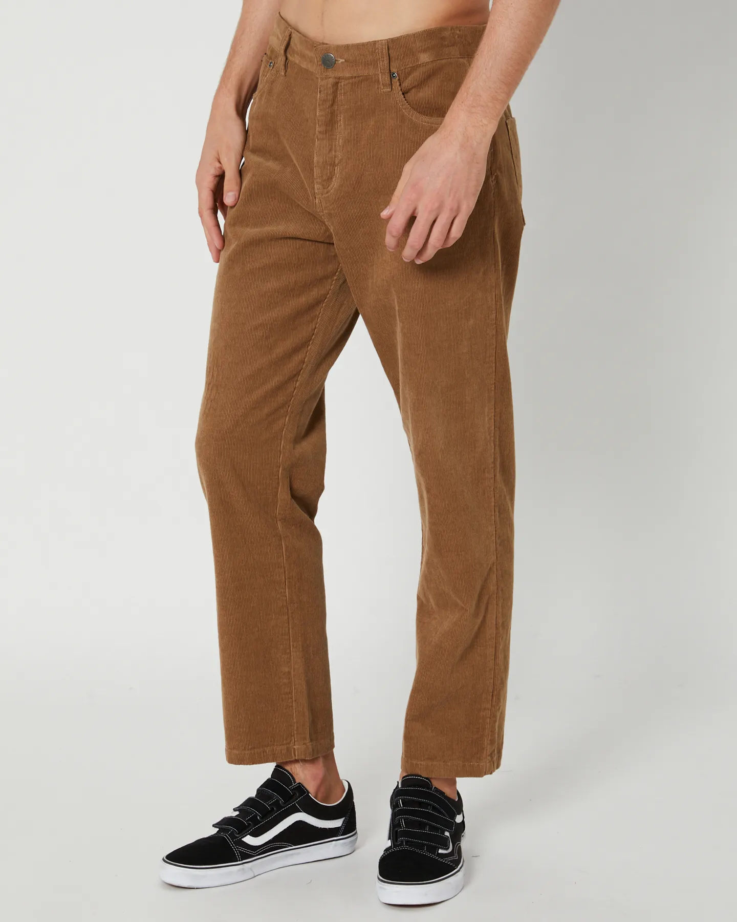 Rusty Rifts Cropped 5 Pocket Pant - Camel | SurfStitch