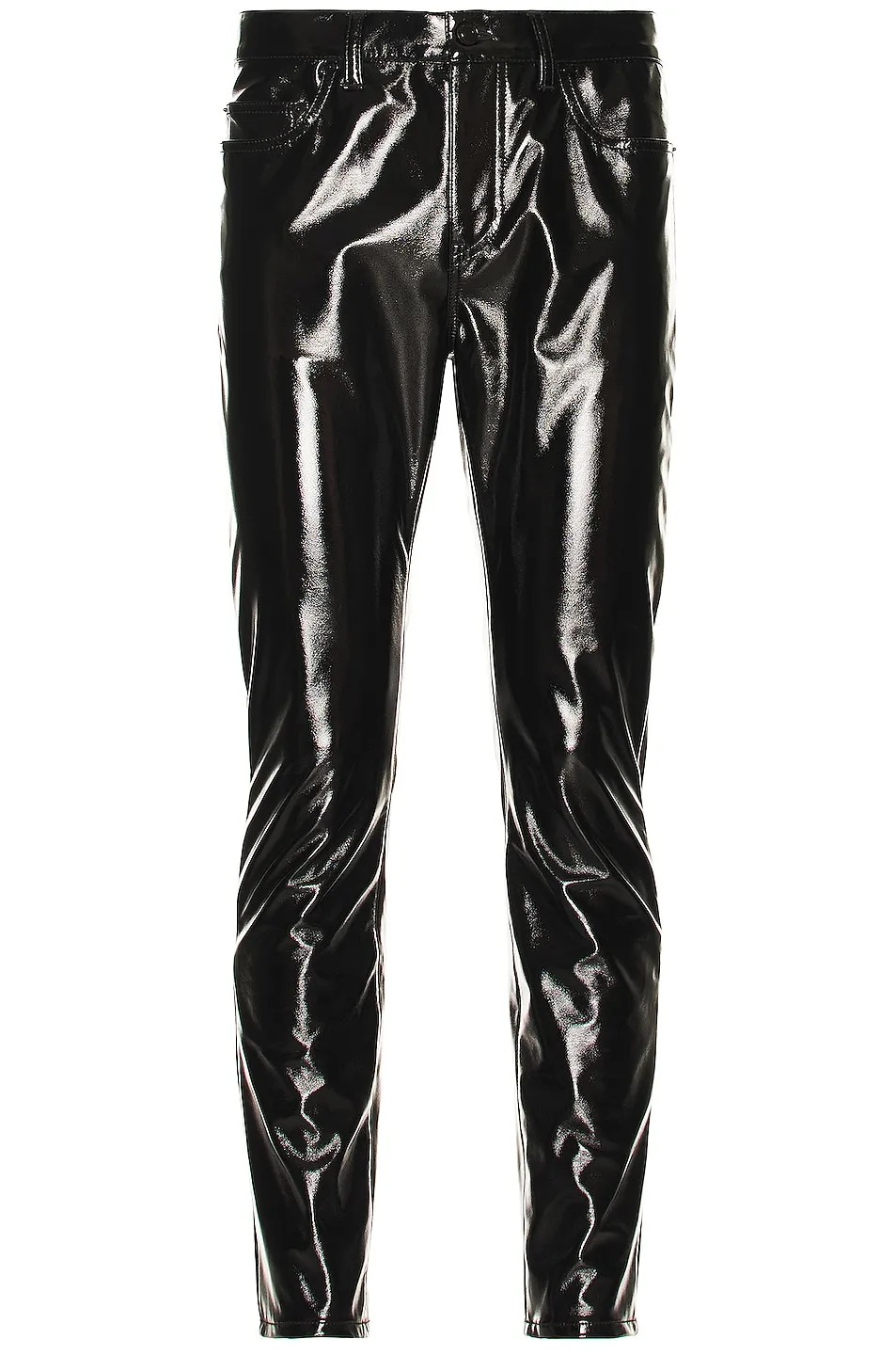 Saint Laurent Skinny 5 Pocket Cropped Pant -        