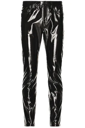 Saint Laurent Skinny 5 Pocket Cropped Pant -        