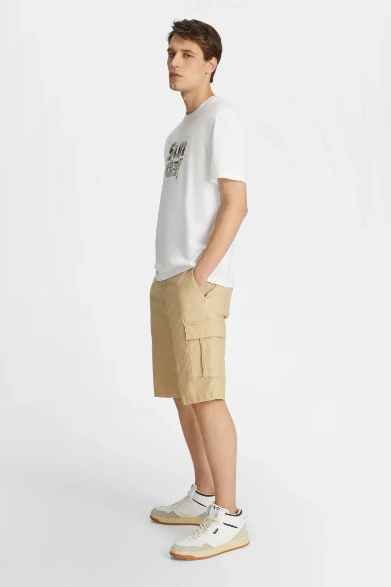 Shorts cargo uomo Beige