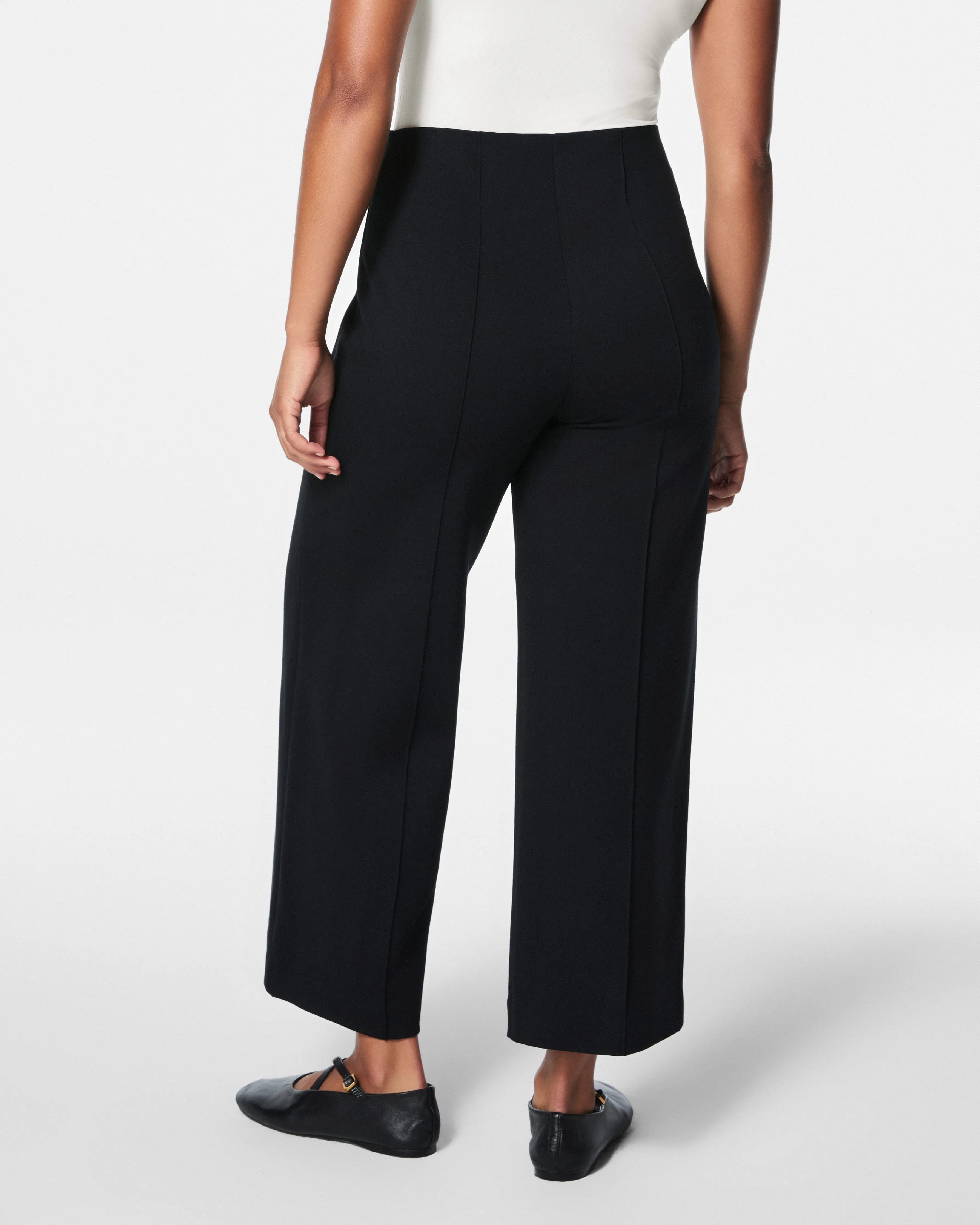 SPANXsmooth PerfectFit Ponte Cropped Wide Leg Pant