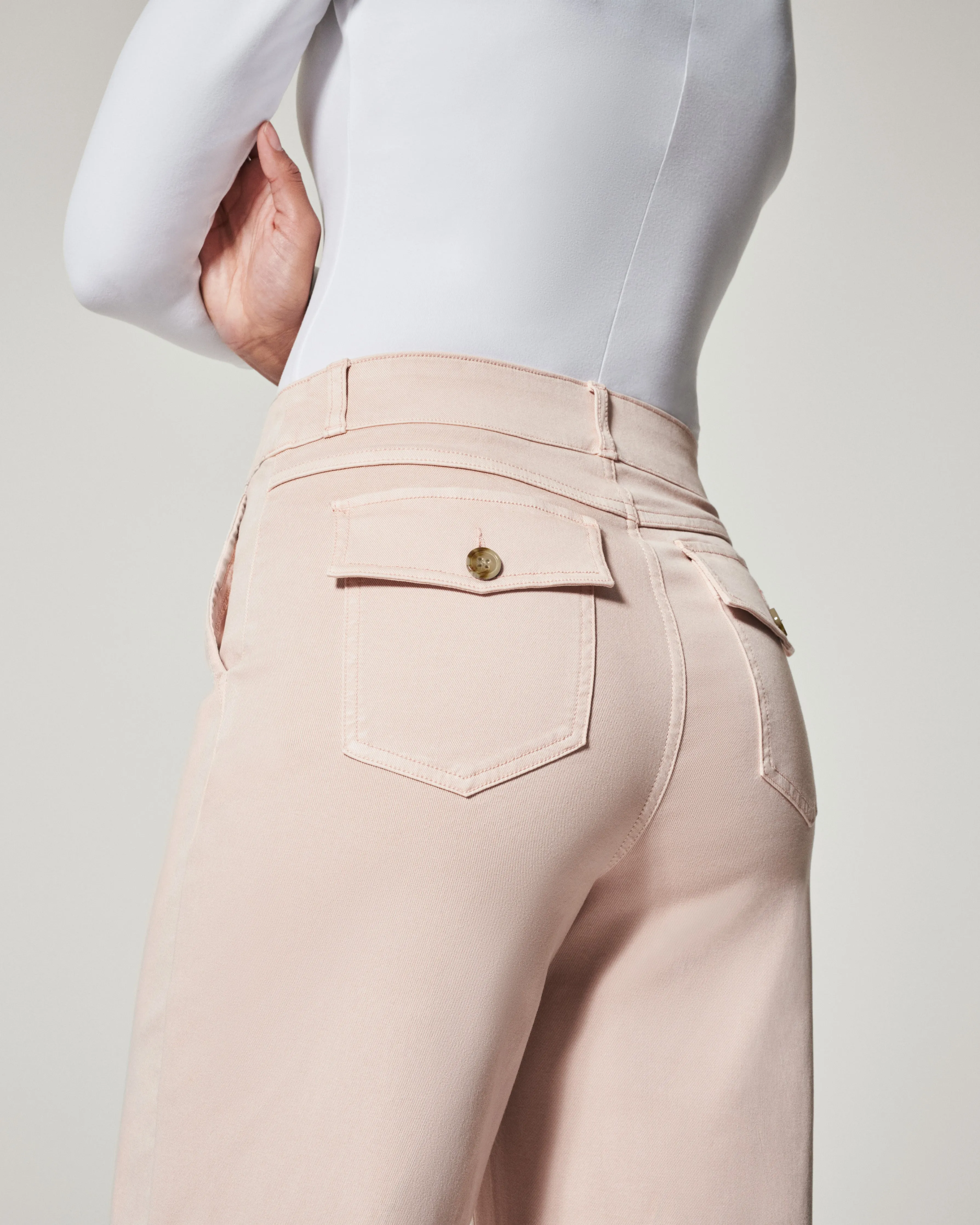 Stretch Twill Cropped Pant