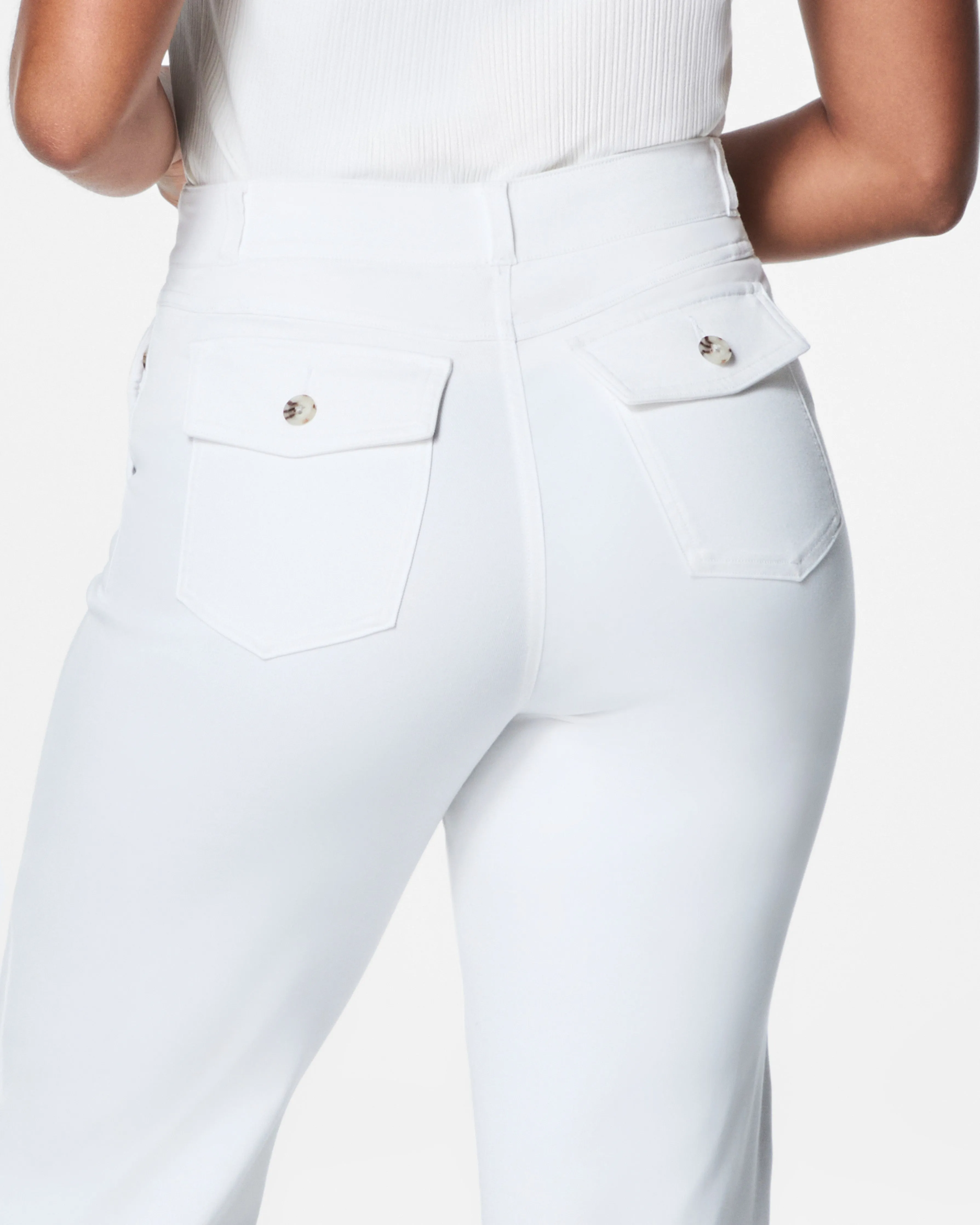 Stretch Twill Cropped Pant