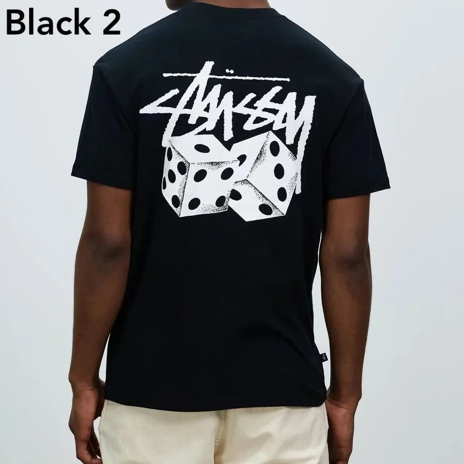 STUSSY  |Unisex Street Style Plain Cotton Logo Skater Style T-Shirts