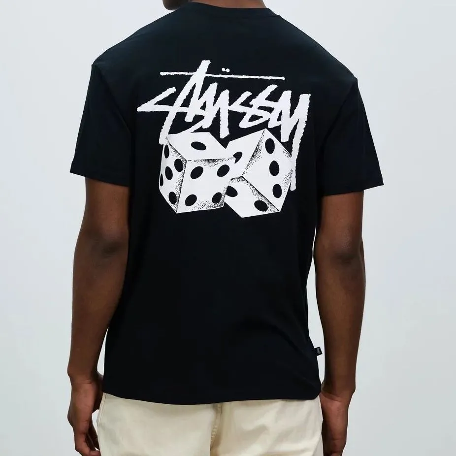 STUSSY  |Unisex Street Style Plain Cotton Logo Skater Style T-Shirts