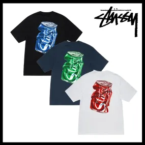 STUSSY  |Unisex Street Style Short Sleeves Oversized Logo