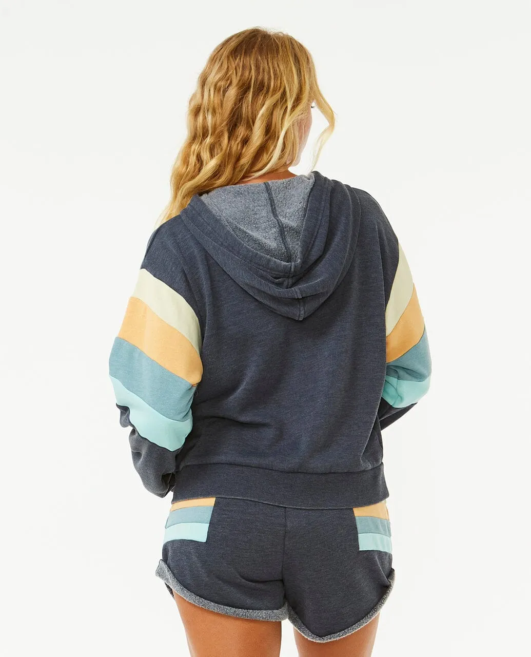 Surf Revival Zip Hoodie - Navy