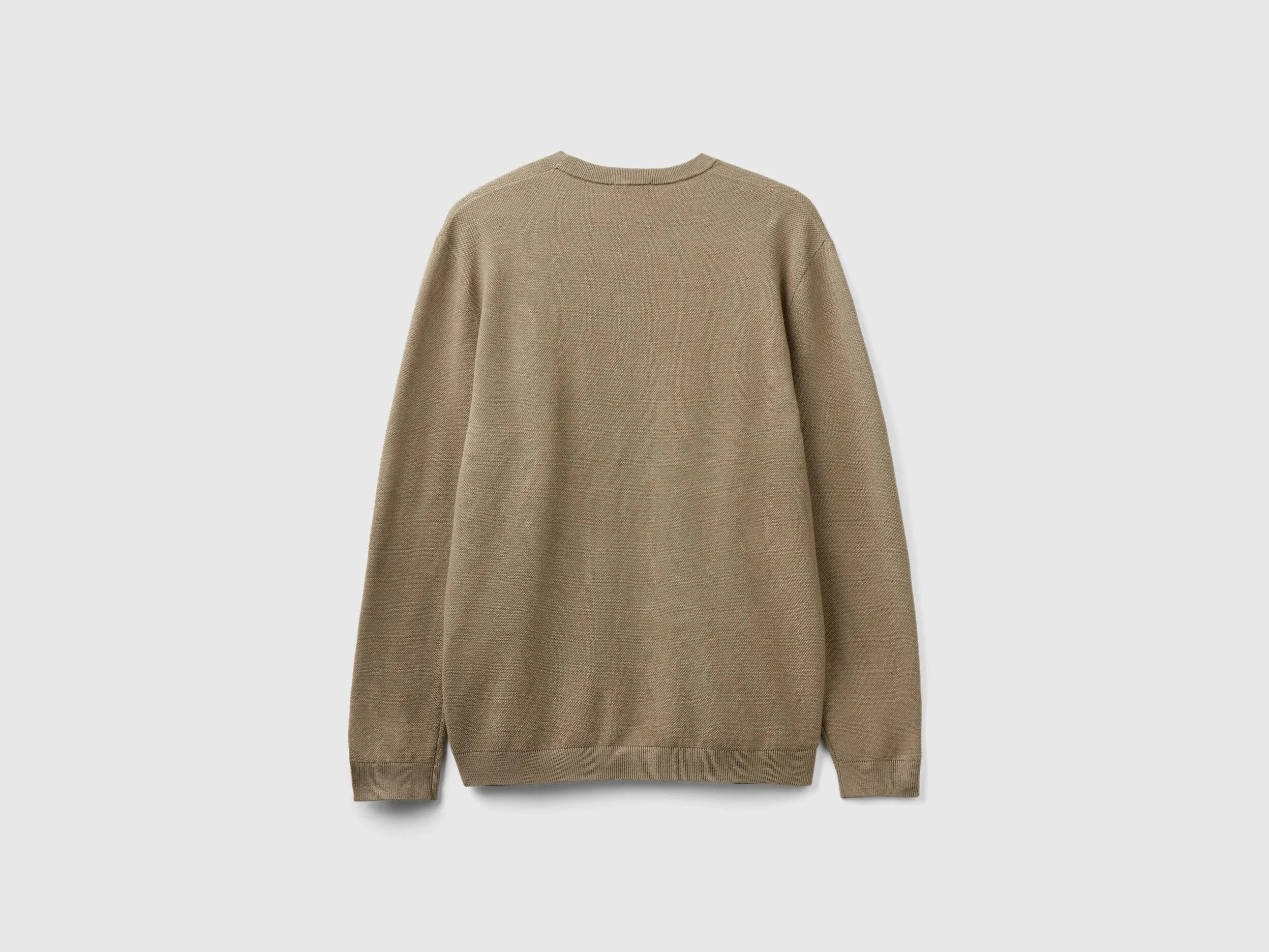 Sweater in cashmere blend - Light Green | Benetton