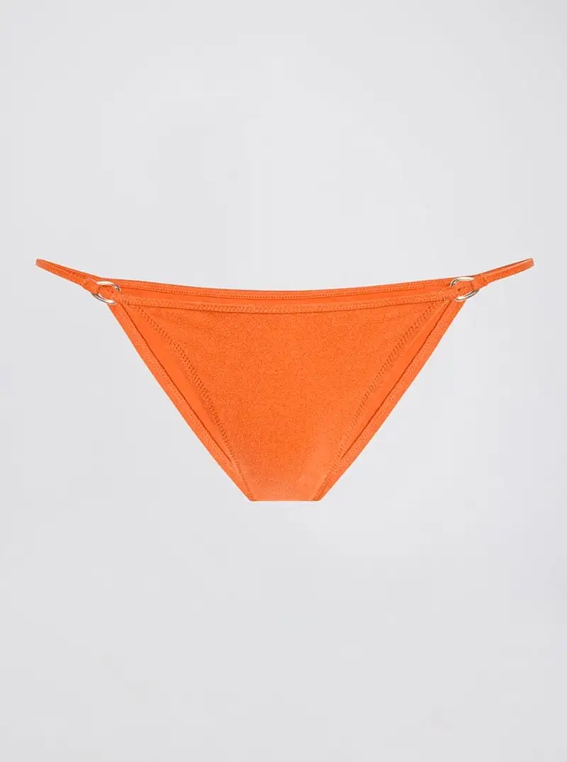 The Ilona Bikini Bottom in Warm Orange