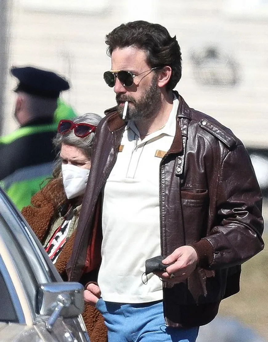 The Tender Bar 2021 Ben Affleck Jacket | Uncle Charlie Leather Jacket