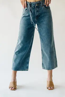 The Willards Tie Detail Pant in Denim