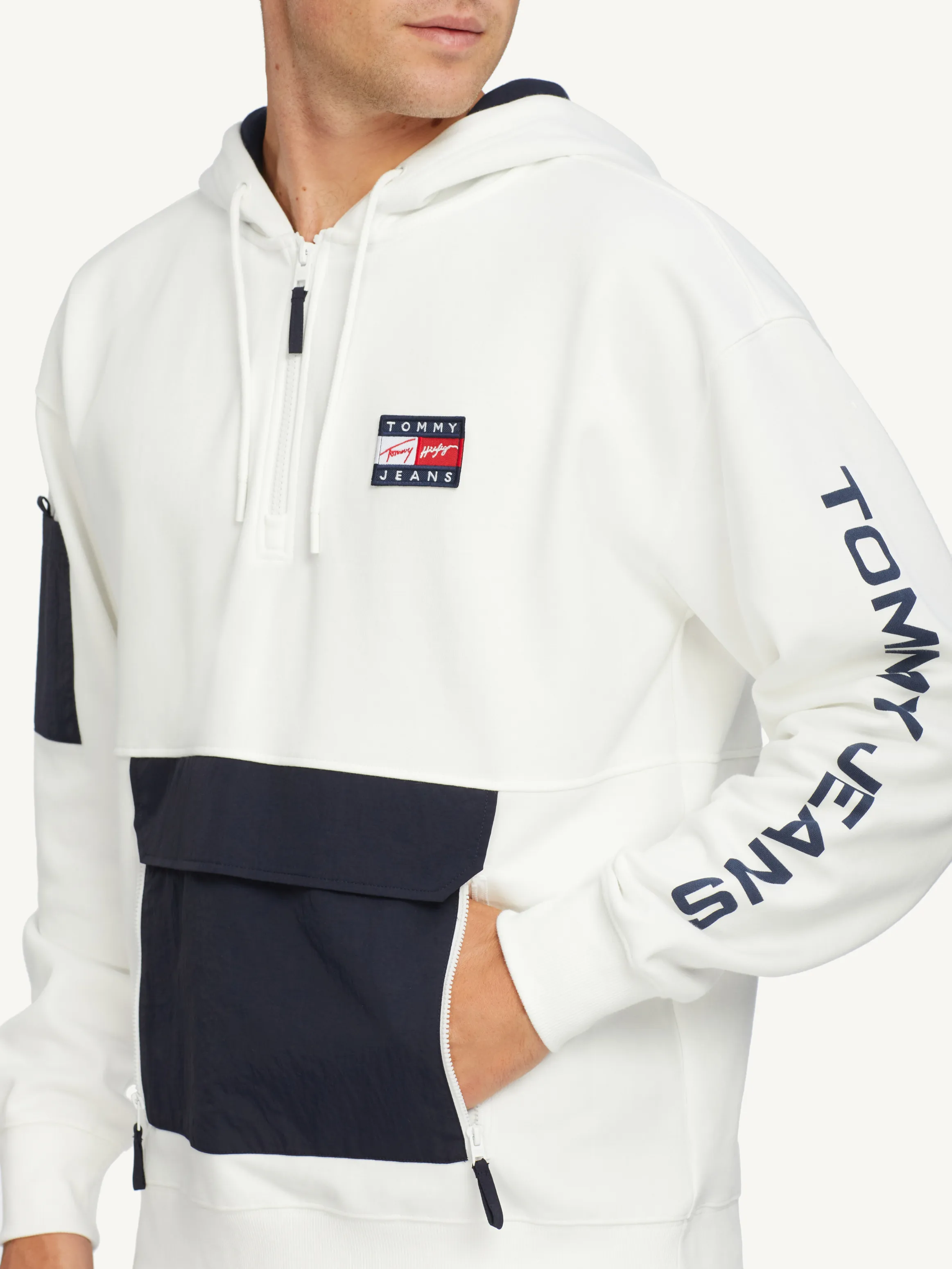 TJ Street Unisex Half-Zip Hoodie | Hoodies | Tommy Hilfiger