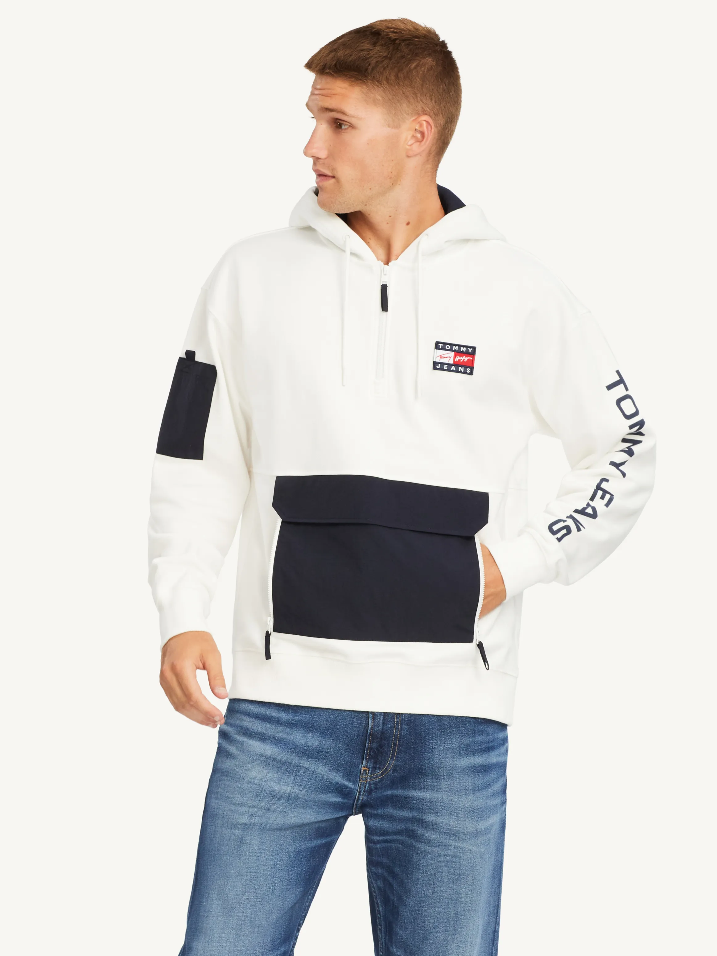 TJ Street Unisex Half-Zip Hoodie | Hoodies | Tommy Hilfiger