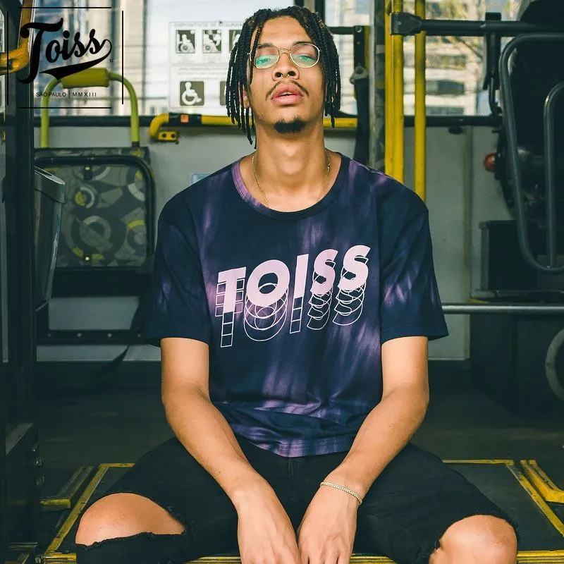 TOISS  |Street Style Tie-dye Cotton Short Sleeves Logo T-Shirts