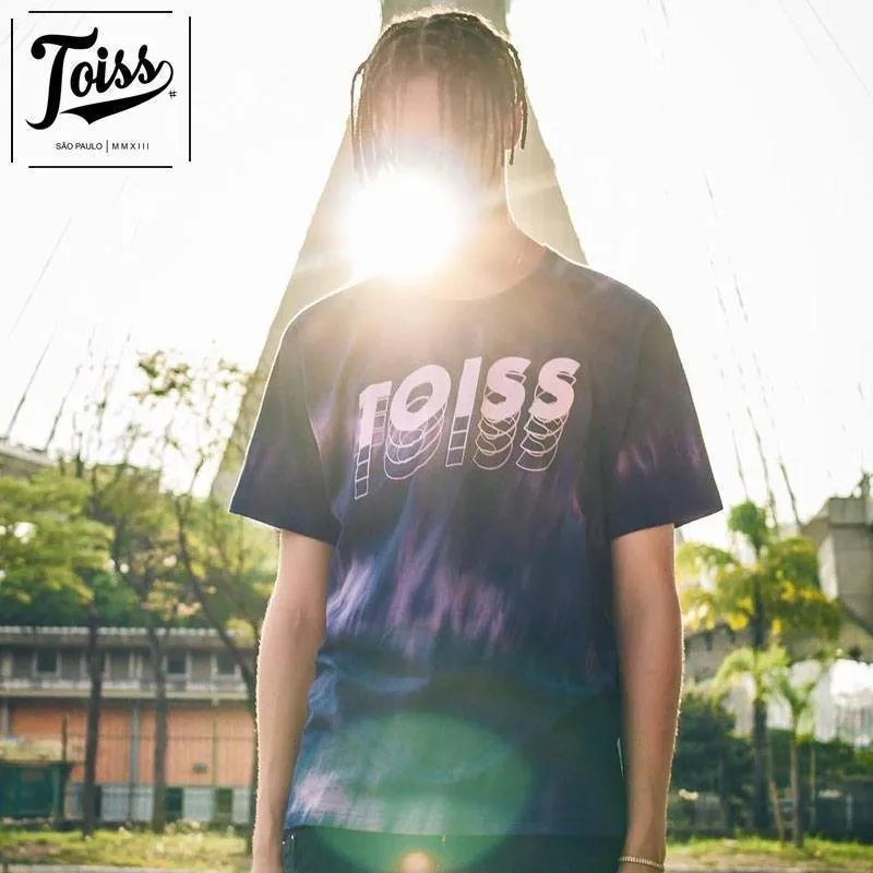 TOISS  |Street Style Tie-dye Cotton Short Sleeves Logo T-Shirts