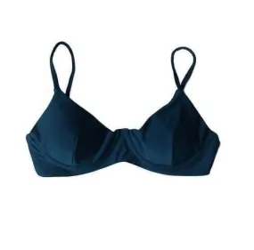 TROPEZ BIKINI TOP IN MIDNIGHT TEAL