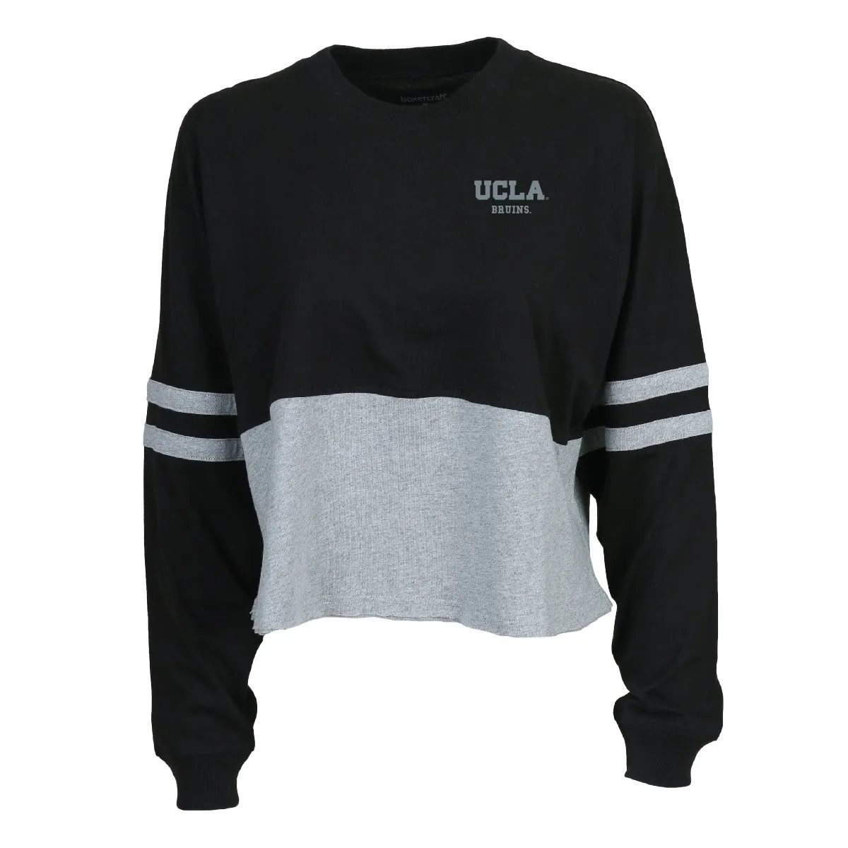 UCLA Ladies Cropped Retro Jersey Blk Oxd