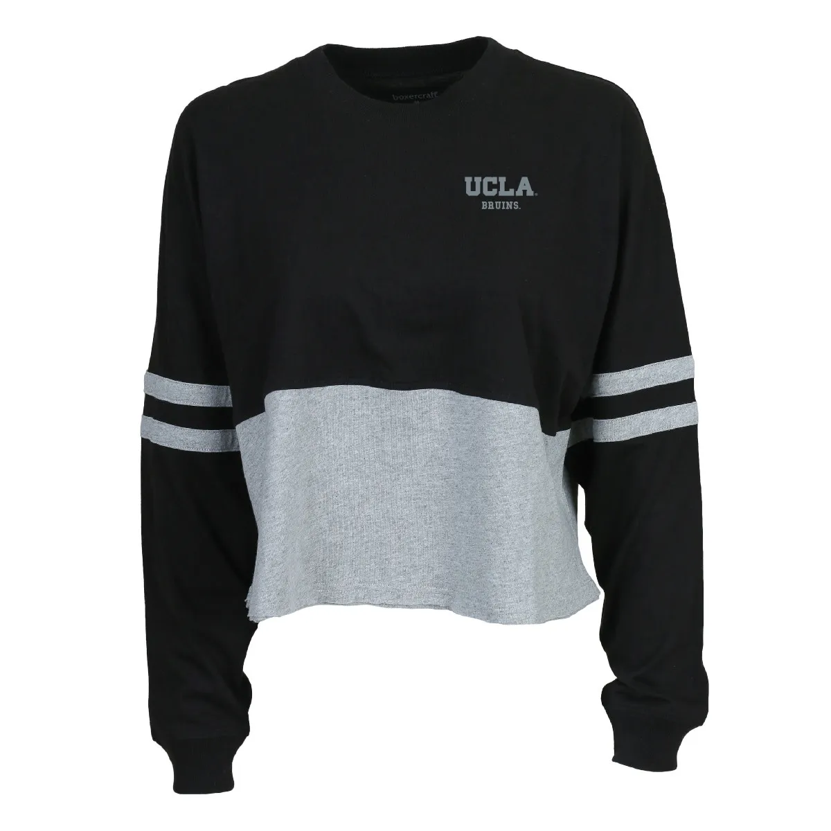 UCLA Ladies Cropped Retro Jersey Blk Oxd