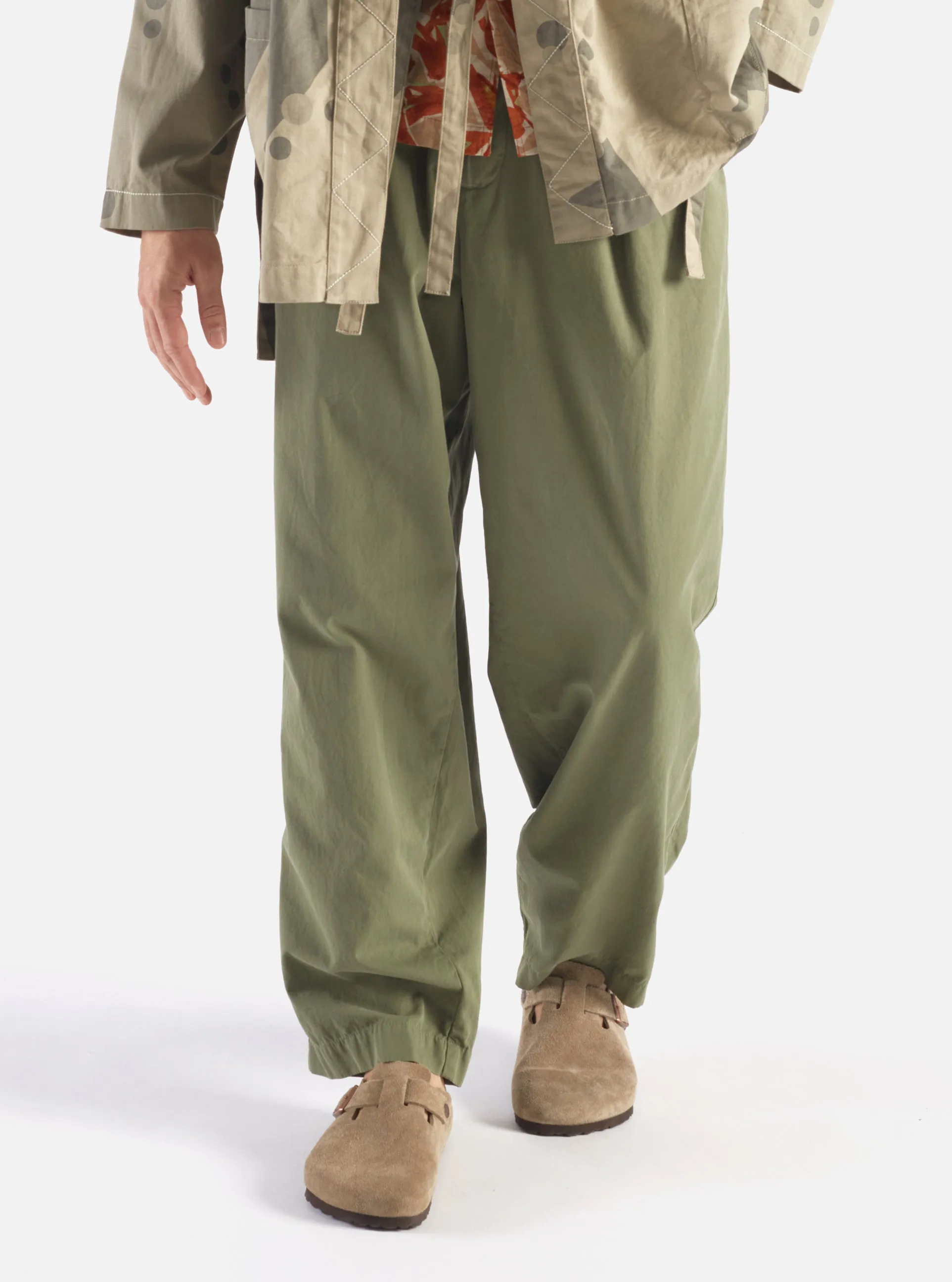 Universal Works Oxford Pant II in Birch Summer Canvas