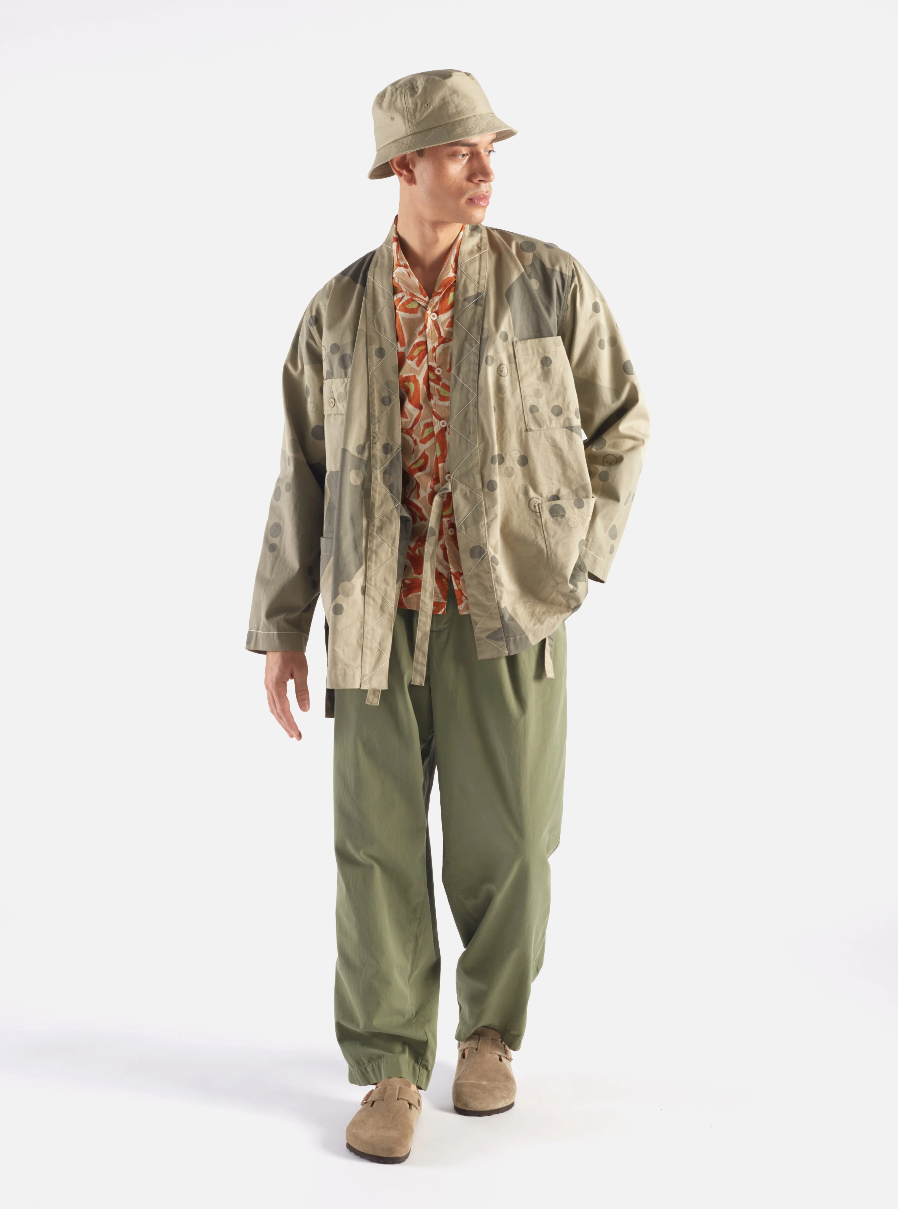 Universal Works Oxford Pant II in Birch Summer Canvas