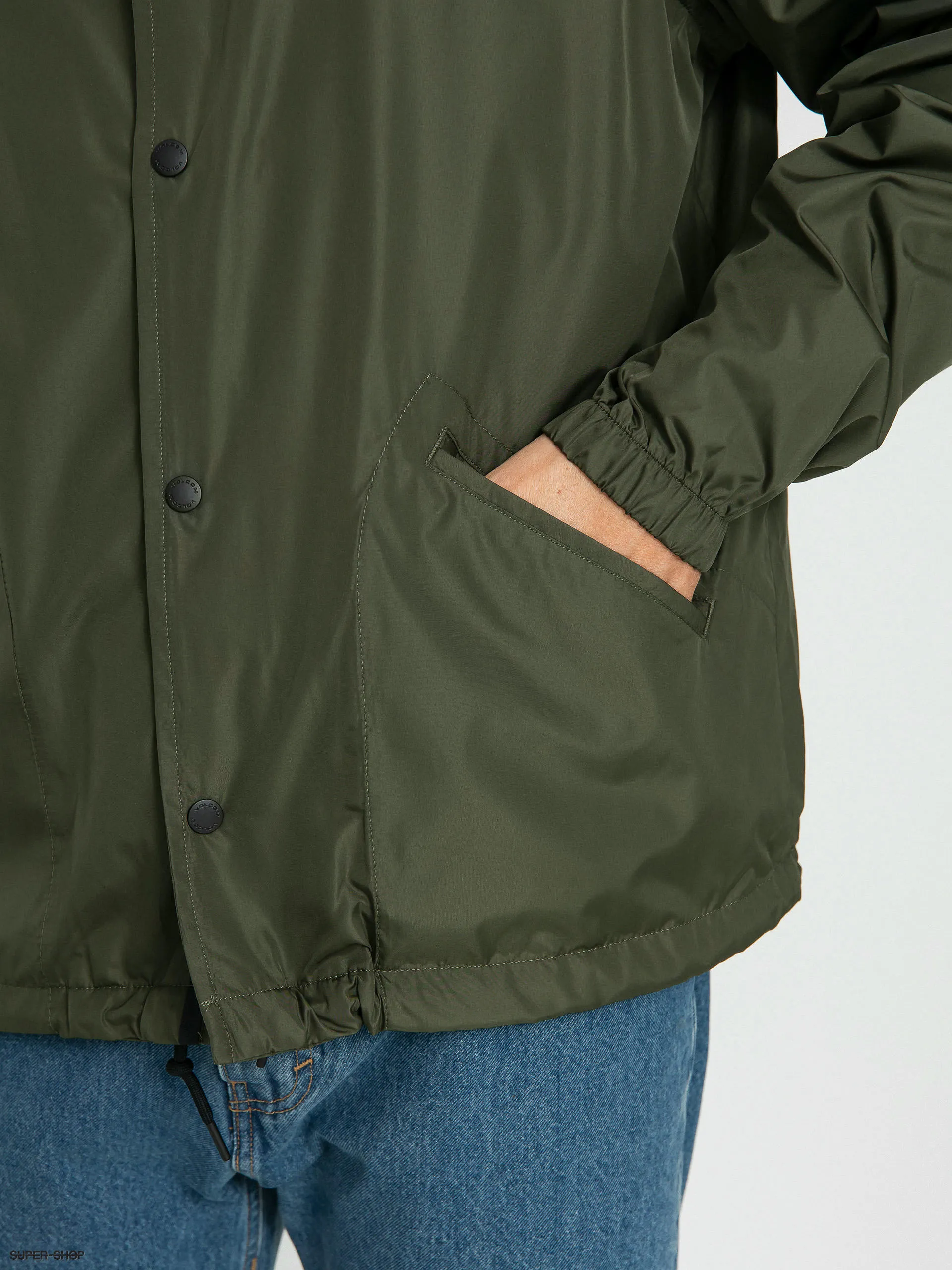 Volcom Skate Vitals Coach Jacket (squadron green)