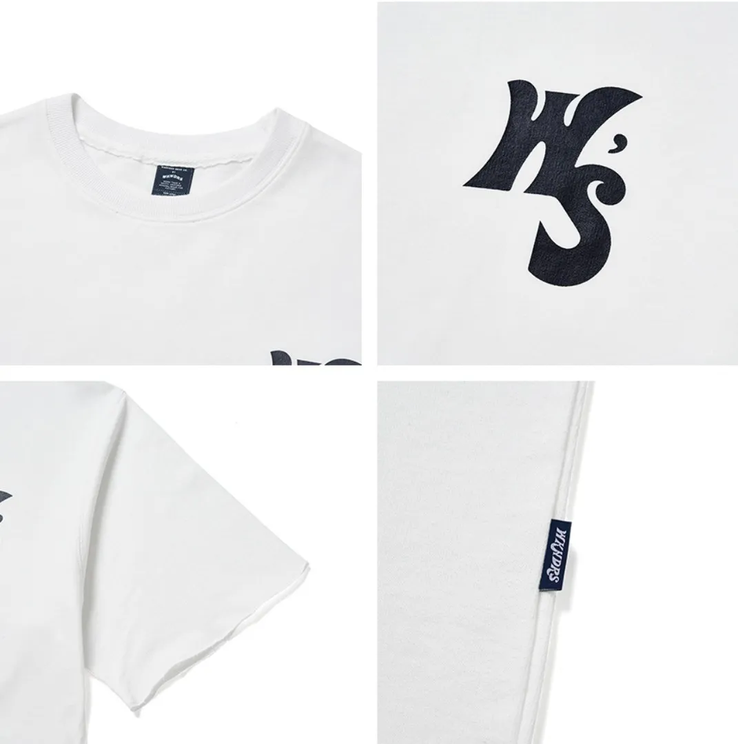 WKNDRS  |Unisex Street Style Logo T-Shirts