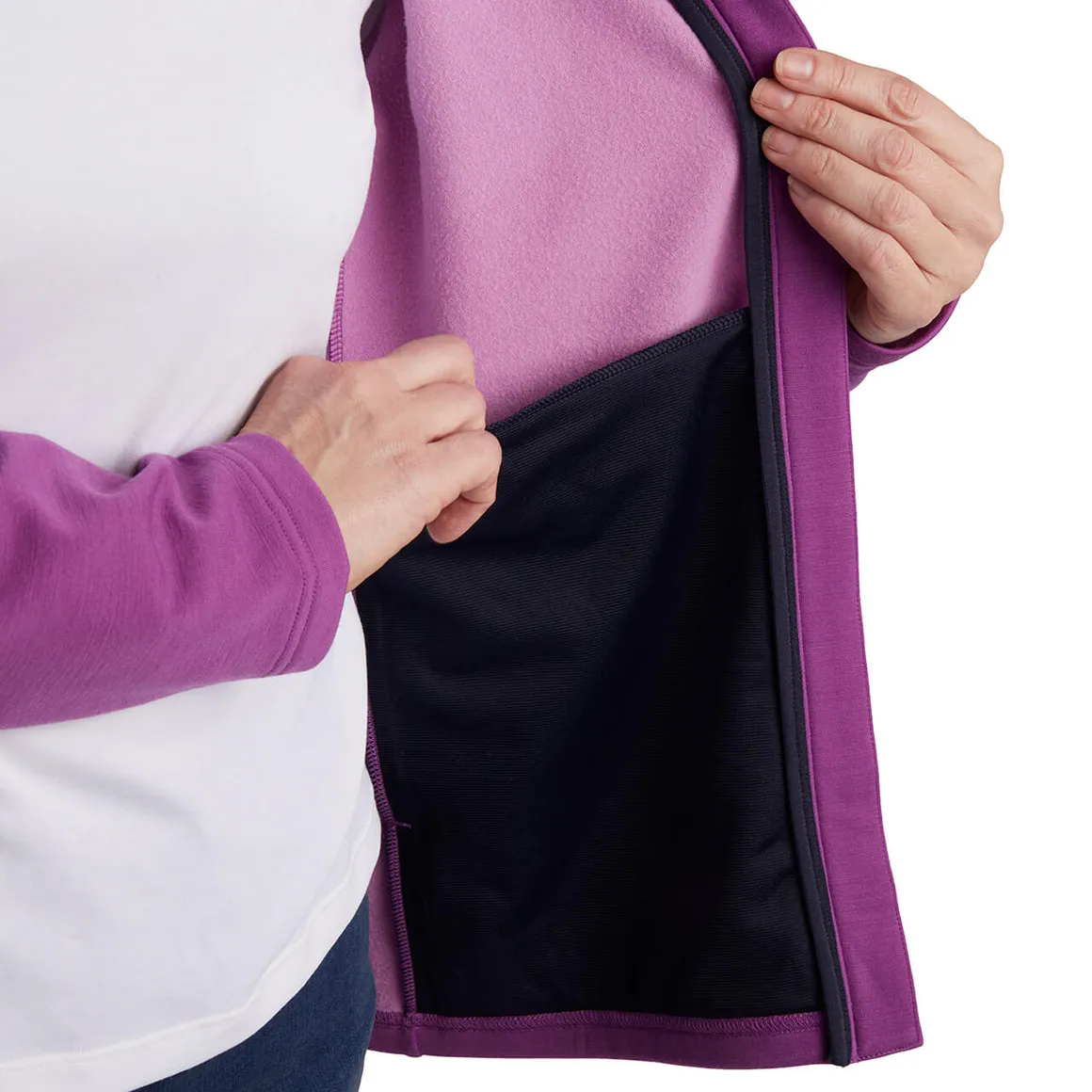 Women's Radiant Merino Jacket Allium Purple