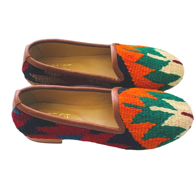 Women's Turkish Kilim Loafer 8